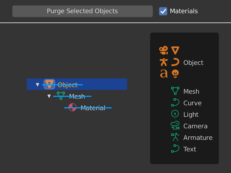 Purge Selected Objects